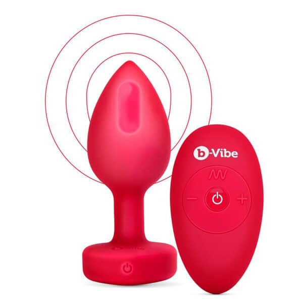 b-vibe vibrating heart buttplugg M/L