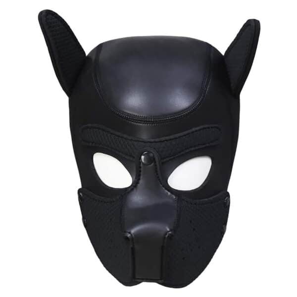 hunde maske sort