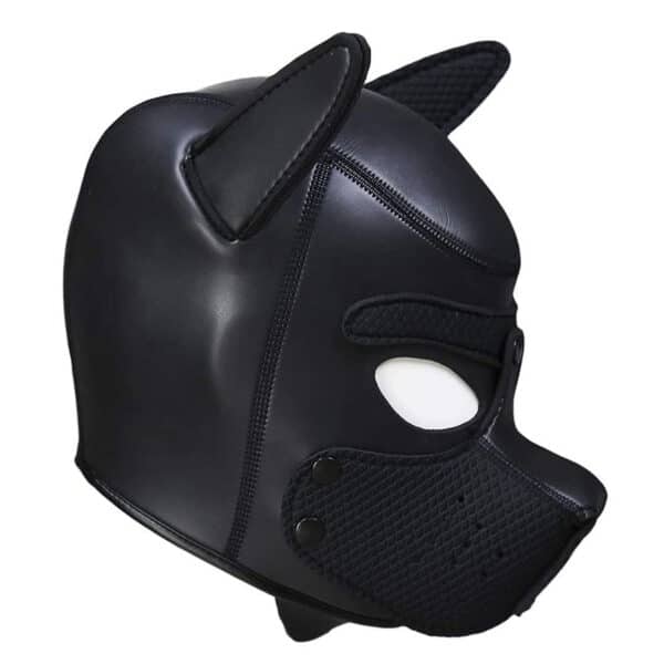 hunde maske sort