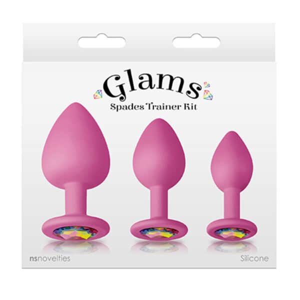 glams rosa buttplugg sett