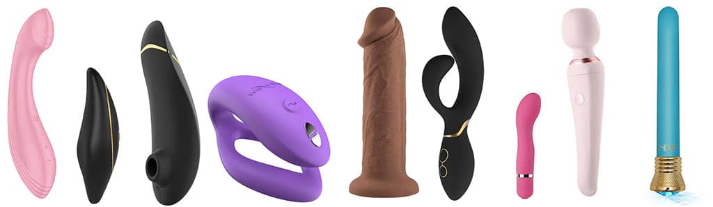Vibrator og forskjellige typer vibrerende sexleketøy
